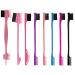 8 Pieces Hair Styling Comb Set Teasing Hair Brush Rat Tail Comb Edge Brush for Edge&Back Brushing  Combing  Slicking Hair for Women (edge control brush-8pcs)
