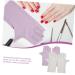 Amosfun 2 Pairs Pink Gloves Fingerless Gloves Nail Uv Gloves Gel Nail Lamp Uv Gloves Uv Gloves for Gel Nail Lamp Uv Protection Gloves for Nail Uv Nail Gloves Thin Section Accessories Nylon - Buy Online on SooperMarket.com