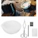 Salmue Graphite Crucible Set - Melting Kit with Ingot Mold, Silica Crucible, Graphite Rod, 25cm Tong for Gold, Silver, Platinum - Buy Online on SooperMarket.com