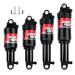 JFOYH Air Shock Absorber Dual Champers Adjustable Damping Hydraulic Rear Shocks for MTB/E-Bike/Scoters, 150MM/165MM/190MM/200MM Eye to eye length: 150mm, Travel: 35mm