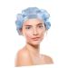 Silk Adjustable Hair Tie Bonnet for Sleeping - Blue | Healeved 1pc Soft Silk Hair Wrap Shower Cap for Night Sleep Care - Buy Online on SooperMarket.com