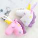 Heallily Unicorn Bath Sponge Pouf Exfoliating Loofah 2pcs for Women Girls - White Pink - Buy Online on SooperMarket.com