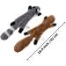 Stuffingless Dog Toy Squirrel Raccoon Squeaky Plush Dog Toy Stuffingless Dog Chew Toy for Small Medium Dogs - 2 Pack 45cm 2 Packs 45cm - Buy Online on SooperMarket.com