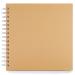 80 Pages Hardcover Kraft Scrapbook Albums  Blank Journal for Scrapbooking (8x8 Inches)