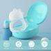 bybeleca Baby Teething Toy: Silicone Hand Teether for Infants 0-12 Months - Anti-Drop Dinosaur Chew Toy (Blue) with Case - Buy Online on SooperMarket.com