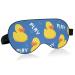 Haskirky Light Blocking Eye Mask Breathable and Adjustable Adult Men and Women Travel on Business Trips Yoga Meditation Light Smooth Comfortable Eye Mask Office Deep Sleep Goodies Cool Duck