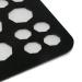 MY MIRONEY Black & White Makeup Brush Drying Rack | 26 Holes Makeup Brush Holder & Dryer Stand - International Shipping Available - Buy Online on SooperMarket.com