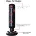 Inflatable Training Boxing Punching Bag 160cm PVC for Adults & Kids - Buy Online on SooperMarket.com