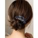Missgrace Blue Crystal Rhinestone Flower Hair Comb for Bride - Wedding Prom Hair Accessory - Buy Online on SooperMarket.com
