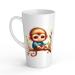 White Ceramic Baby Monkey Mug - Large 483 ml Perfect for Hot Chocolate or Milk Fun and Easy to Use