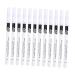 Mikinona 12pcs Eyeliner Pencil White Eyeliner Pen Liquid Eyeliner Brow Pen Water Proof Makeup Set Wooden Pole