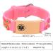 Customised Kids Safety ID Wristband | Personalised Medical Alert Bracelet for Boys and Girls | Pink Rose Gold Butterfly Design - Buy Online on SooperMarket.com