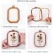 MWELLEWM 4 Pcs Set Embroidery Hoops - Reusable Hoop Rings for Cross Stitch and Sewing - Home Decor Craft Supplies - Buy Online on SooperMarket.com