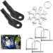 Buy DikeBAO 2-Piece Universal Bike Trailer Coupling for Kids & Dogs | Safe & Versatile Bicycle Trailer Support with Safety Pens & Key - Buy Online on SooperMarket.com