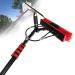 photovoltaic cleaner window cleaning pole Photovoltaic Panel Cleaning Water Fed Telesbrush Extendable Cleaner Suitable for Photovoltaic Panel Cleaning Trucks Windows-18Ft/36Ft