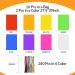 Tallew 16 Pcs 28 x 40 Inch Cellophane Sheets Cello Wraps Colored Cellophane Paper Transparent Colored Gift Wrap Cellophane with 240 Pcs Metallic Twist Ties  for DIY Arts Crafts Gifts Wrapping - Buy Online on SooperMarket.com