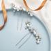 Bride Wedding Hair Pins - Silver Crystal Rhinestone Hair Accessories (Pack of 2) - Easedaily - Buy Online on SooperMarket.com