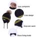 LANGZHEN Toddler Winter Hat with Earflap and Fleece Lining for Boys and Girls 2-4 Years - Black-Pompon - Buy Online on SooperMarket.com
