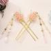 minkissy Chinese Style Hair Stick Pink Hanfu Tassel Drop Hair Pin Traditional Hair Pin for Women Girls Ladies - Buy Online on SooperMarket.com