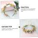Gogogmee Artificial Flower Headband Headband Bridal Headpieces for Wedding Floral Wreath Headband Boho Hair Ties Lady Headband Flower Rose Wreath Bridal Fairy Headpiece Tiara Fabric - Buy Online on SooperMarket.com