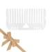 FuninCrea Bow Maker Tool  Handmade Creative Bow Maker DIY Craft Bow-Knot Making Tool for Ribbon Wreaths Decor Supplies (White)