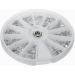 Bnwoinb Silver rhinestones boxes nail manicure Nail Art 1.5 MM wheel - Buy Online on SooperMarket.com