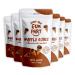 Just The Fun Part, Bite-Size Crispy Mini Waffle Cones with Premium Belgian Chocolate, Great for Snacks, Dessert, Grab & Go - Kosher, Milk Chocolate (Pack of 6)