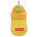 Cudlie Fisher Price Unisex Baby 14 Oz Single Pack Pop Up Straw Sipper Cup Yellow & Orange 10 ounces
