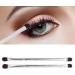 Makeup Concealer Brush Portable Double Ended Eyeshadow Brush Set 2pcs Silver Ergonomic for Home Travel - Buy Online on SooperMarket.com