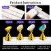 Kalolary Nail Tip Stand Holders with 102Pcs Adhesive Putty Clay - Nail Art Display Tools Set - Buy Online on SooperMarket.com