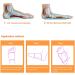 KONMED Foot Cuff Orthosis for Flat Feet Correction - Silicone Sole Pad - 1 Pair - Buy Online on SooperMarket.com