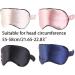 Zeiwohndc Double Sided Imitation Silk Satin Sleep Eye Mask - Women's Solid Color Anti-Aging Skin Care Blindfold with Elastic Band - Buy Online on SooperMarket.com