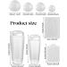 EBANKU 2PCS Clear Nail Stamper Set with Scrapers - Double Sided Silicone Jelly Stampers for Manicure - Buy Online on SooperMarket.com