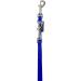 Buy Biothane Dog Leash for Small & Large Dogs - Adjustable Lengths 2m to 5m Durable 16mm Blue with Silver Hook - Buy Online on SooperMarket.com