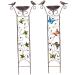 2-in-1 Metal Bird Water Dispenser & Feeder - Retro Garden Decor for Outdoors - Buy Online on SooperMarket.com