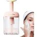 Virtcooy Foam Maker for Face Wash - Type Rotating Facial Cleanser Foaming Bottle Automatic Rebound - Detachable Facial Cleansing Tools for Travel Household Fine Foam Deep Cleansing Pink - Buy Online on SooperMarket.com