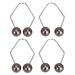 Facial Dimple Maker 2 Pair Dimple Trainer Balls for Face Cheeks Create a Beautiful Smile Develop Dimples (Black)