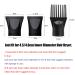 3 Pcs Multifunction Plastic Hair Dryer Nozzle Comb Set - Black - Buy Online on SooperMarket.com
