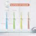 Infant Training Silicone Soft Toothbrush Food Grade 0-2 Years with Baffle BPA-Free Teeth Care can Stand Sucker Brush (Pink) - Buy Online on SooperMarket.com
