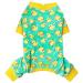 KYEESE Dog Pajama Yellow Duck Soft Material Stretchable Dog Pajamas Onesie Pet Pjs Dog Clothes XX-Large (Pack of 1) A_Yellow Duck