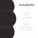 Organic Bamboo Makeup Remover Pads - 10 Pack Black Washable Cotton Rounds with Laundry Bag - Gentle Facial Cleansing Wipes for All Skin Types - Buy Online on SooperMarket.com