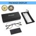 Joopin Round Blue Light Blocking Glasses for Women Men Clear Lens Anti Eye Strain UV Glare Glasses for Computer Gaming TV 07 Round Black Frame Anti Blue Light Lens Clear - Buy Online on SooperMarket.com
