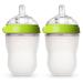 Comotomo Baby Bottle Green 8 oz (2 Count)