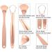 2-Part Stainless Steel Tongue Scraping Set - Reusable Non-Slip Handle Storage Box - Tongue Brush for Adults & Kids (Rose Gold) - Buy Online on SooperMarket.com