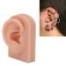 Silicone Ear Model for Piercing Training | Soft Flexible & Reusable Human Ear Display (Dark Skin Color) - International Shipping Available - Buy Online on SooperMarket.com