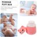 6 Pcs Healeved Baby Powder Puffs in Cute Dispenser Box - Travel Size Talcum Powder for Newborns - Pink, 10X7CM (2pcs) - Buy Online on SooperMarket.com