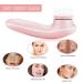 MOSCHOW Rechargeable Waterproof Facial Cleansing Brush - 3 Brush Heads, 2 Power Modes (Pink) - Buy Online on SooperMarket.com
