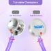 SCIAN Dual Head Stethoscope for Nurses & Doctors | Classic Stainless Steel Home Diagnostics | Medical Supplies with Carrying Bag - Pearlescent Purple - Buy Online on SooperMarket.com