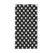 Naanle Cute Polka Dot Pattern Soft Absorbent Guest Hand Towels for Bathroom, Hotel, Gym and Spa (16 x 30 Inches,Black White) Polka Dots