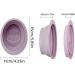 Jomewory Makeup Brush Cleaner Cosmetic Brushes Scrubber Bowl Portable Cleansing Mats Washing Tool For Women's Brushes Sponge and Puff Purple - Buy Online on SooperMarket.com